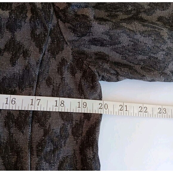 Eileen Fisher Sz XS Cotton Silk Blend Knee-length 3/4" Sleeve Unlined Jacket - Picture 7 of 11